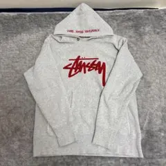 Stussy グレー パーカー Lサイズ