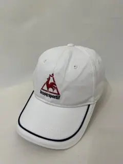 【le coq sportif】ホワイト キャップ スポーツ　ゴルフ
