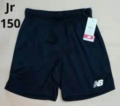 New Balance 150cm サッカーパンツ ブラック×ホワイト ジュニアのサムネイル