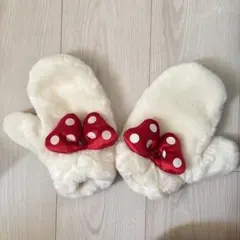 ディズニー　ミニーちゃん手袋・ミトン　大人用