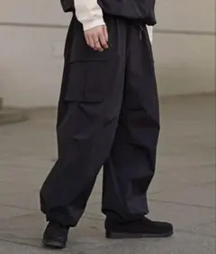 【WYM LIDNM】 UTILITY TECH CARGO ブラック Mサイズ