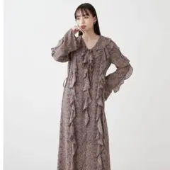 SNIDEL 新品タグ付き 花柄ワンピース ドレス