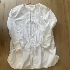 ホワイト長袖シャツ Lサイズ