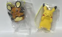 ポケモン ぺたんこマスコット でんき2 ピカチュウ デデンネ ガチャガチャ