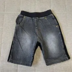 コムサイズム COMME CA ISM ハーフパンツ　ブラック 黒 キッズ