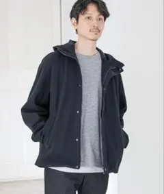 GLOBAL WORK 軽やかストレッチブルゾン ネイビー Ｓサイズ　未使用