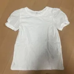 GAP KIDS ホワイト パフスリーブ Tシャツ Mサイズのサムネイル