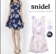 snidel 花柄 ノースリーブ ワンピースのサムネイル