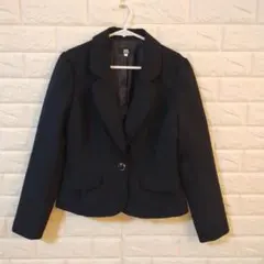 RYURYU 9号 ジャケット　ツイード　ネイビー　濃紺　入学式　卒業式　ママ