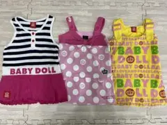 BABY DOLL ワンピース 90㎝ 3枚セット