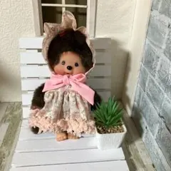 モンチッチSサイズ用　ハンドメイド　ワンピース　2点セット