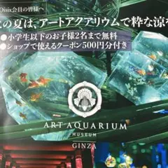 アートアクアリウム美術館 GINZA 500円割引クーポン　ミュージアムショップのサムネイル