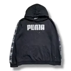 F1448　【即購入OK】　PUMA　パーカー　サイズM　ブラック