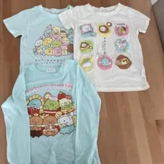 130センチすみっこぐらしTシャツ 3枚セット