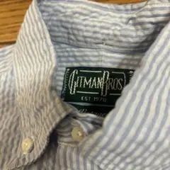 Gitman Bros. 半袖　ボタンダウン BD サッカー　ストライプ XSのサムネイル