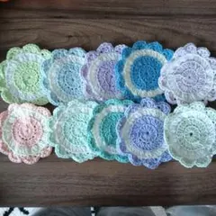 アクリルたわし10枚セット　エコたわし　ハンドメイド⑦