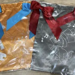 【セット割引】Happyくじ ディズニー おしゃれキャット トートバッグ2種