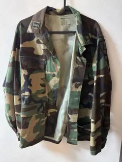 迷彩 ミリタリージャケット US ARMY ウッドランドカモ カモ柄