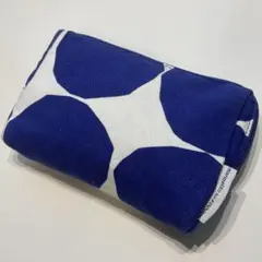 marimekko ポーチ フィンエアー　ブルー　ドット柄　マリメッコ