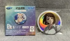 呪術廻戦 セガラッキーくじ 明昼の刻・黄昏の刻 E賞 缶バッジ 家入硝子