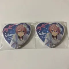 すとぷり　ハート缶バッジ　2022クリスマス　等身　さとみくん