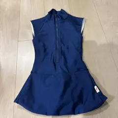 ネイビー ワンピース水着 女の子用　120cm