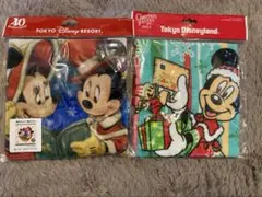 ウォッシュタオル　2点　ディズニークリスマス