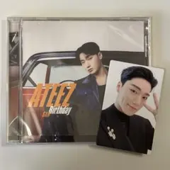 ATEEZ Birthday メンバーソロ盤 サン CD & トレカ ①