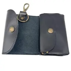 牛革　ハンドメイド　キーケース