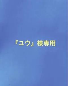 ユウ様専用ページ