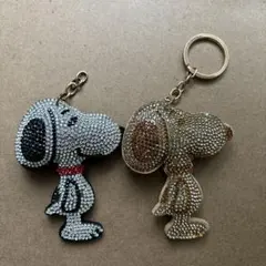 スヌーピー キーホルダー　キラキラ