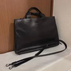 FIGARO Paris ビジネスバッグ2way レザー ブラック