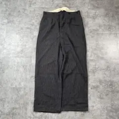 希少】 40s vintage フランス製 ストライプ ワークパンツ 刺繍タグ
