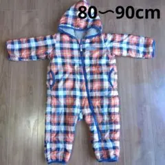 ミキハウス　ピクニック　つなぎアウター　カバーオール　80〜90