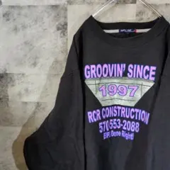 スウェットトレーナーブラックL　A56,10