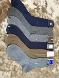 ※Dior & Givenchy 無地ソックス 6足セット