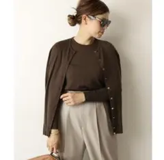 deuxieme classe FF30 カーディガンとプルオーバーセット