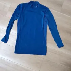 TIGORA 青 長袖 ハイネックシャツ