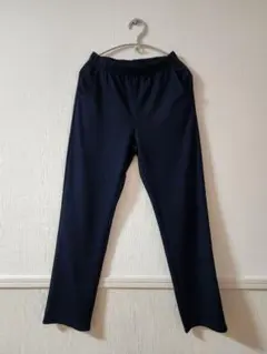 ストレート　ストレッチ　ロングパンツ　Ｍ　ネイビー