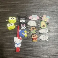 サンリオ クレヨンしんちゃん ヘアクリップ セット