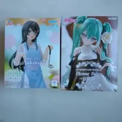 【新品】桜島麻衣 & 初音ミク フィギュア 2体セット 青ブタ 匿名配送