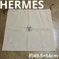 HERMES エルメス　保存袋　約49.5×54cm ブラウン　スエードのサムネイル