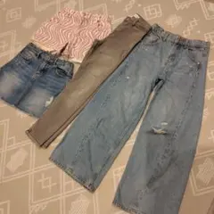 ZARA デニム4点セット 140 size10