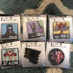 一番くじ エヴァンゲリオン 30周年 ￼￼￼E賞ラバーコースター セット