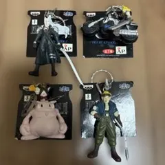 ファイナルファンタジー7 フィギュアキーホルダー 4種セット