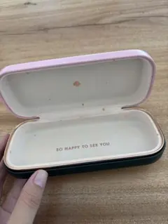 kate spade メガネケース ピンク