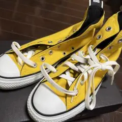 CONVERSE イエロー コンバース オールスター ロゴフラップジップ