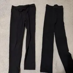 ユニクロ　HEATTECH ブラック スパッツ 120cm 130cm