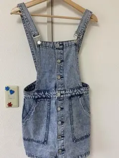 デニム ジャンパースカート サロペット