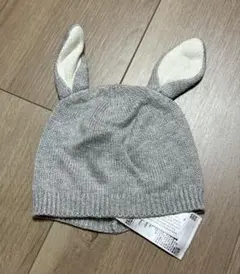babyGap ベビー帽子 うさぎ耳 グレー 0-3M